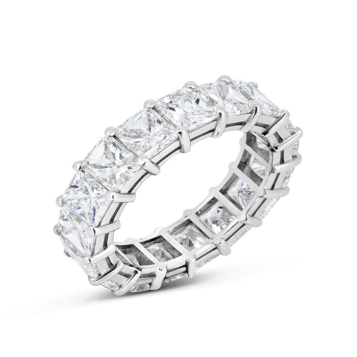 5.54mm Asscher Cut Eternity Band Pasha Fine Jewelry