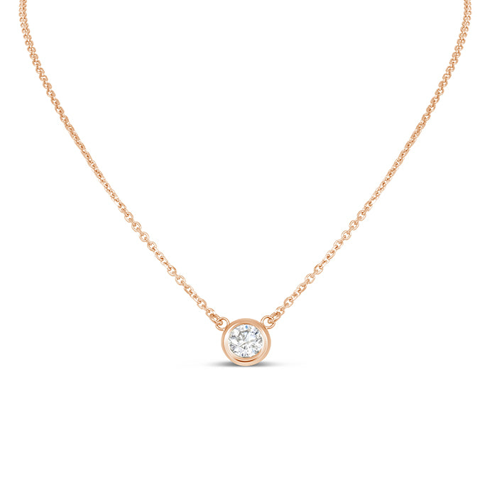 Diamond Circle Necklace - Pasha Fine Jewelry