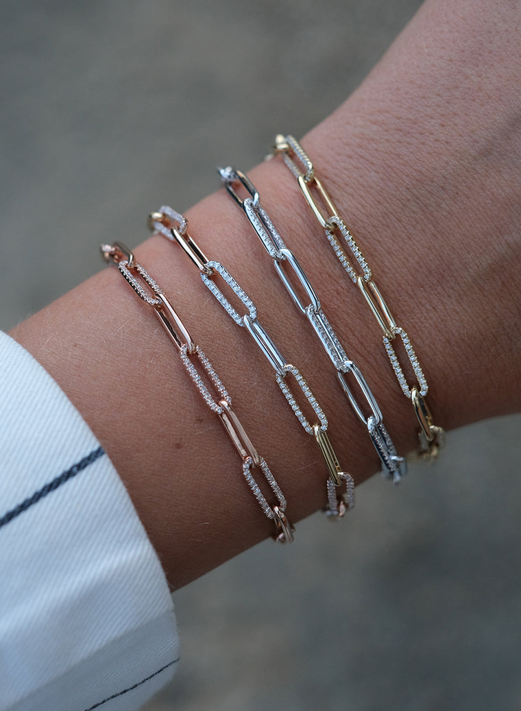 Paper Clip Bracelet - Pasha Fine Jewelry