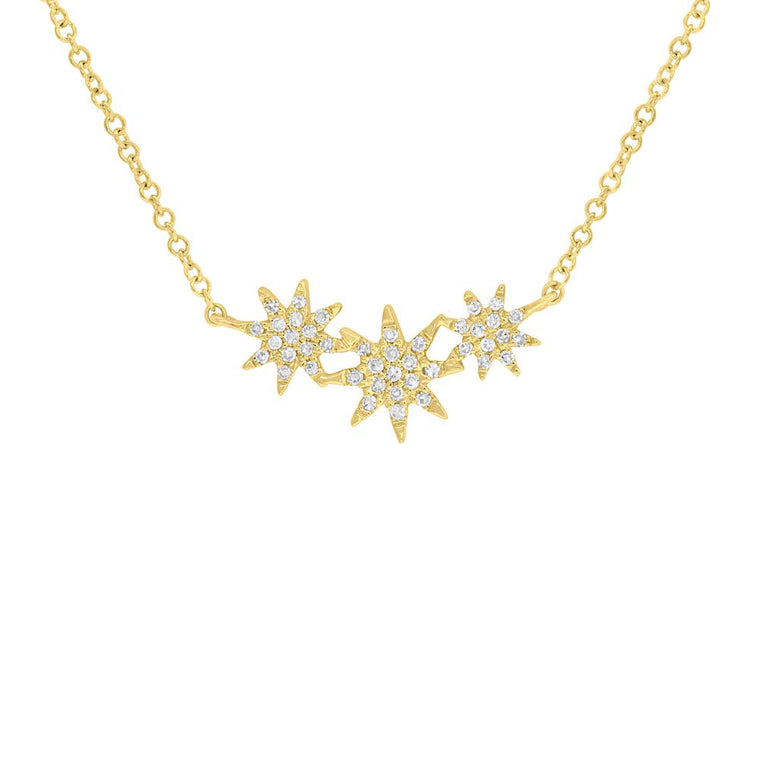 3 Star Necklace