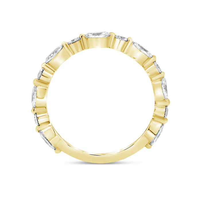 Marquise and Round Diamond Ring