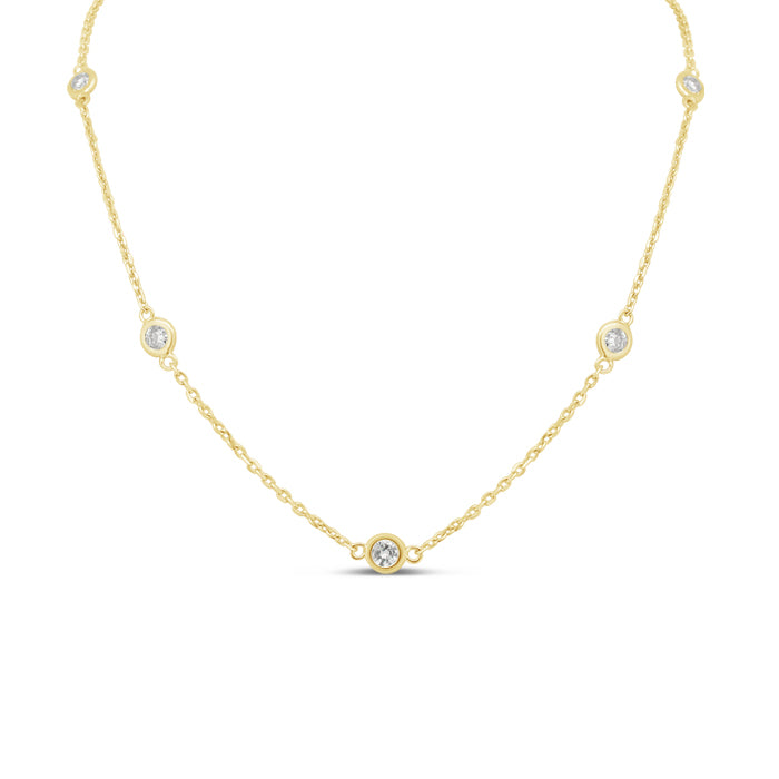 Diamond By the Yard Necklace