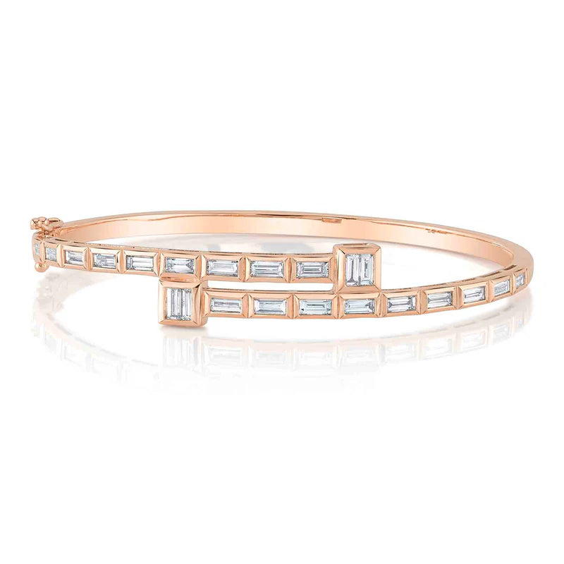 Baguette Bezel Bangle