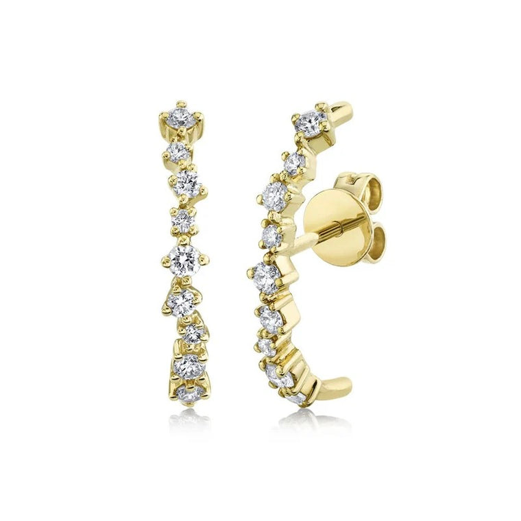 Diamond Lobe Cuff Earring - Pasha Fine Jewelry