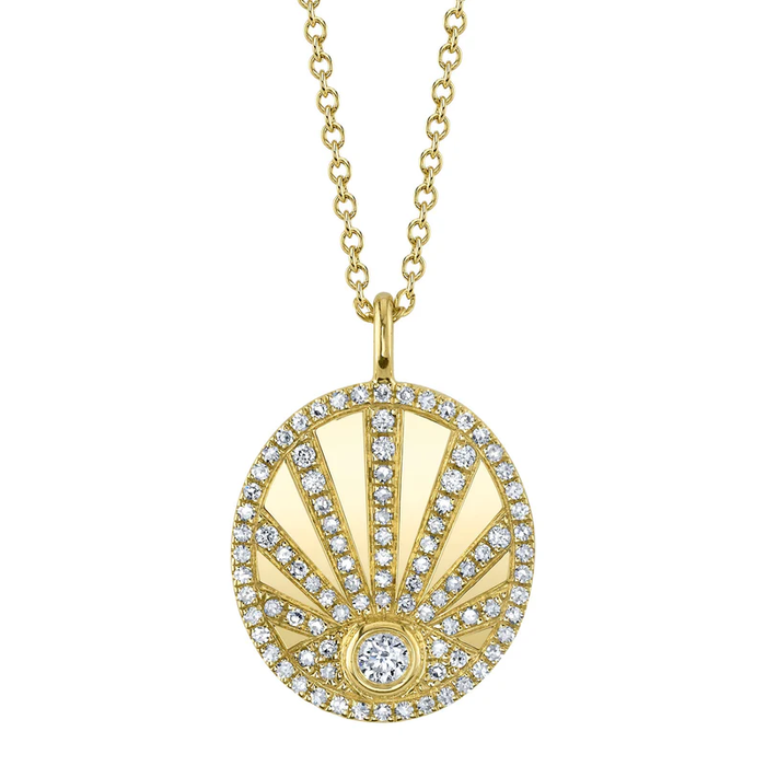 Sunset Diamond Necklace