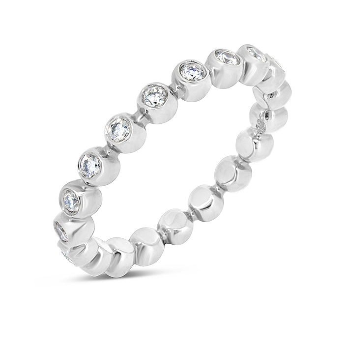 Floating Diamond Eternity Band - Pasha Fine Jewelry