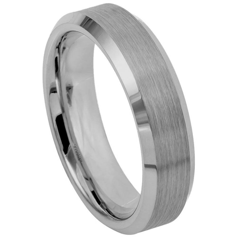 Brushed Center Beveled Edge