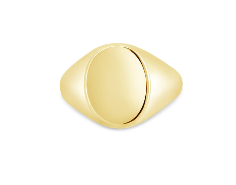 Oval Signet Ring - Pasha Fine Jewelry