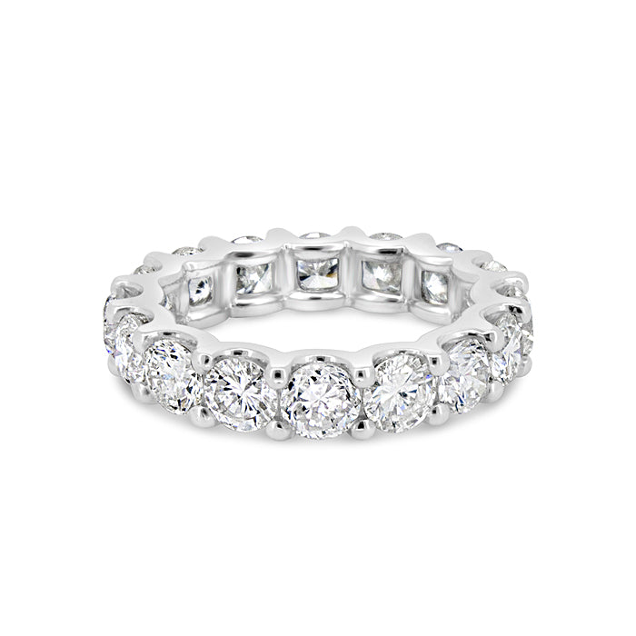Unique Shared Prong Diamond Band - Pasha Fine Jewelry