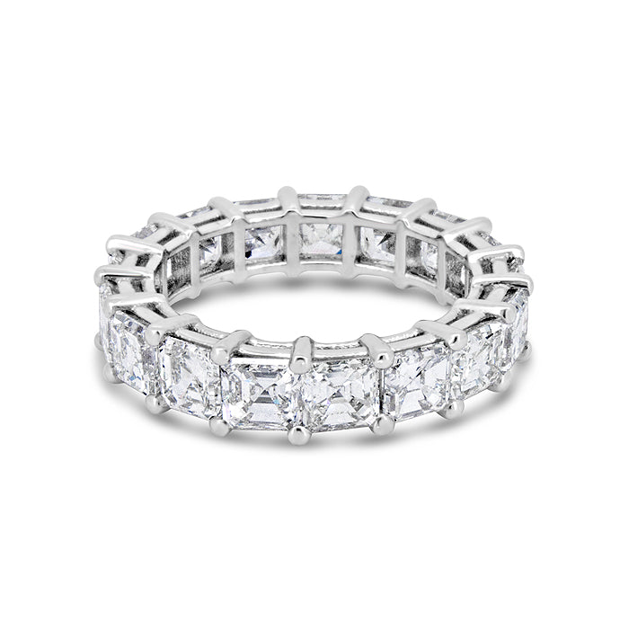 Asscher Cut Eternity Band - Pasha Fine Jewelry