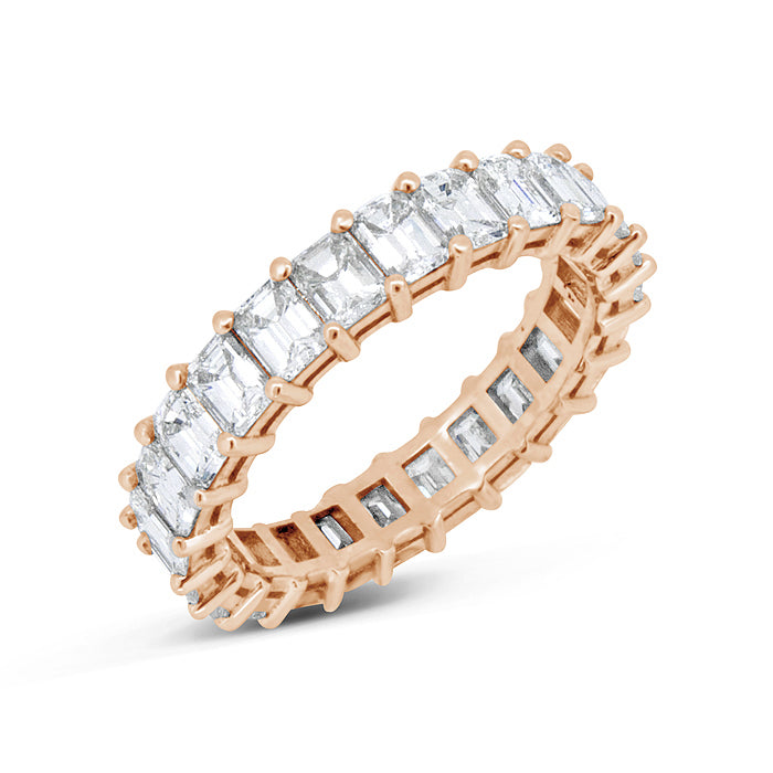 Emerald Cut Band Ring - Pasha Fine Jewelry