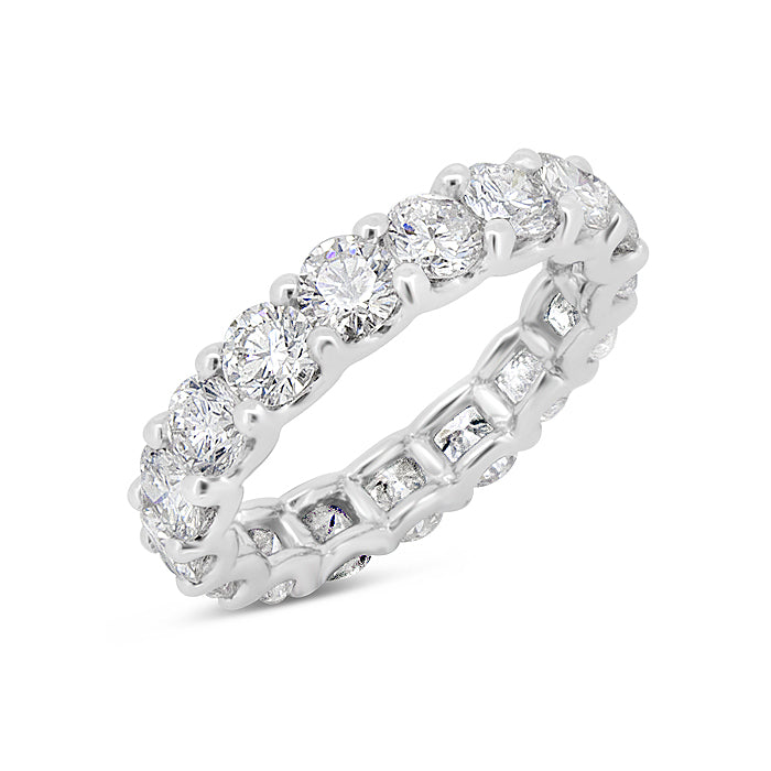Shared Prong Eternity Band Ring - Pasha Fine Jewelry