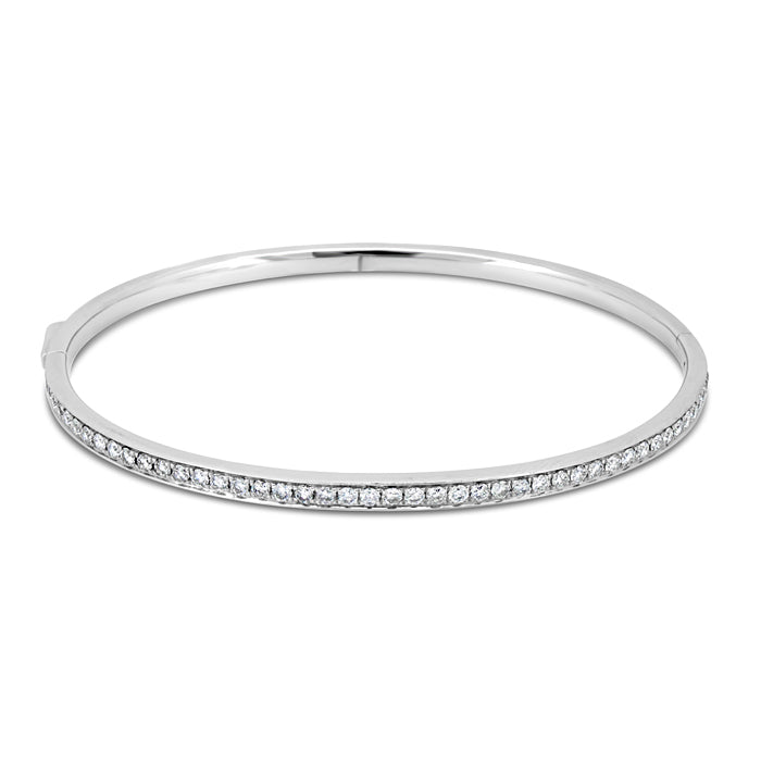 Slim Diamond Bangle - Pasha Fine Jewelry