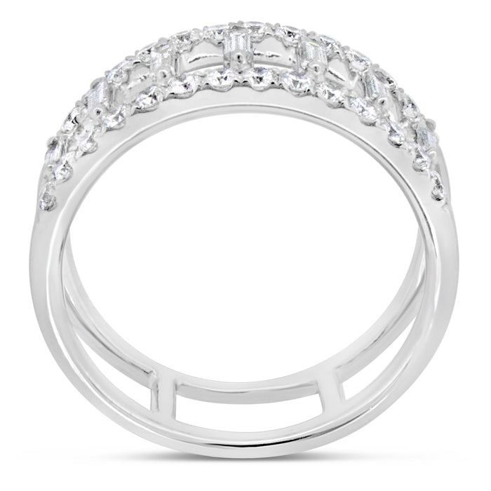 Open Rectangle Ring - Pasha Fine Jewelry
