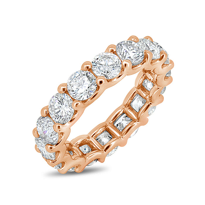 Unique Shared Prong Diamond Band - Pasha Fine Jewelry