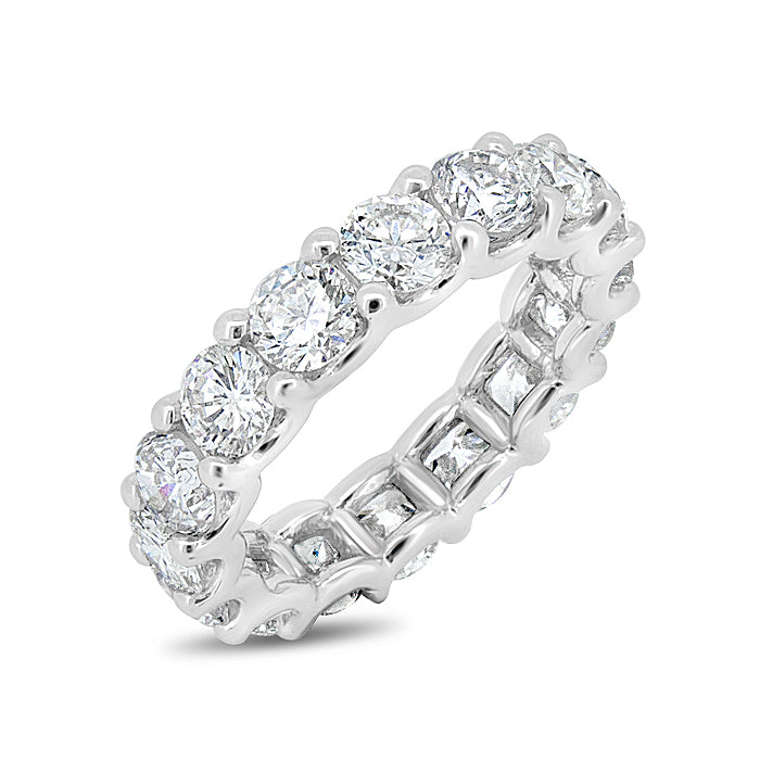 Unique Shared Prong Diamond Band - Pasha Fine Jewelry