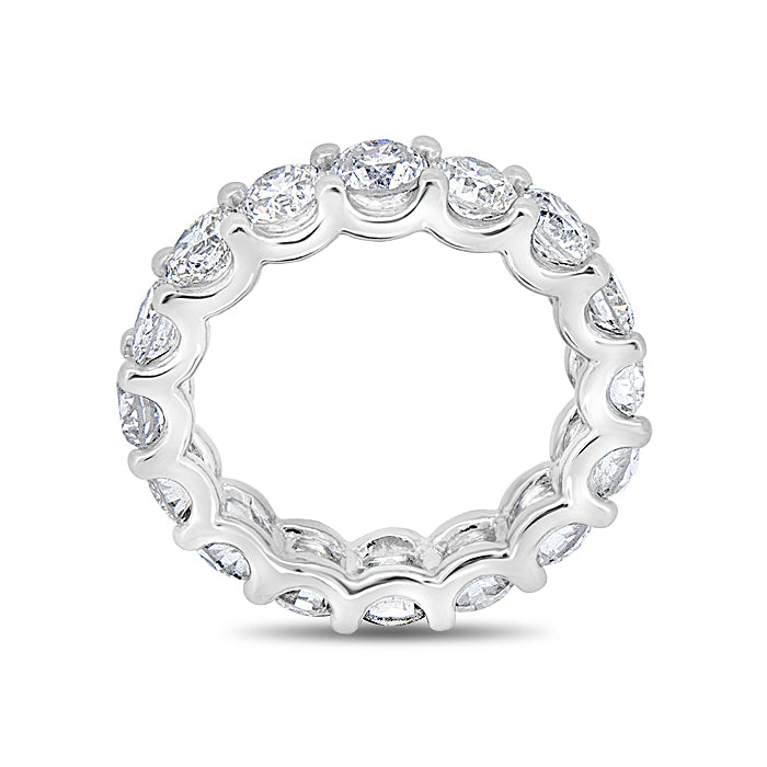 Unique Shared Prong Diamond Band - Pasha Fine Jewelry