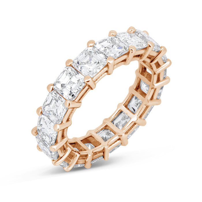 Asscher Cut Eternity Band - Pasha Fine Jewelry