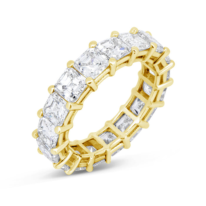 Asscher Cut Eternity Band - Pasha Fine Jewelry