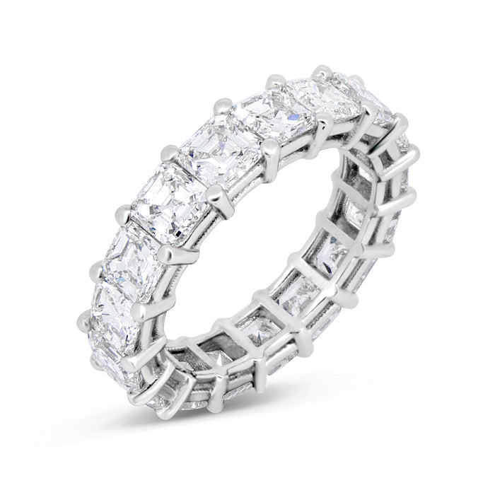 Asscher Cut Eternity Band - Pasha Fine Jewelry