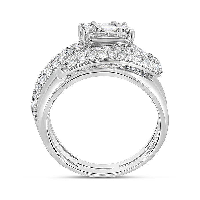 Spiral Diamond Ring - Pasha Fine Jewelry