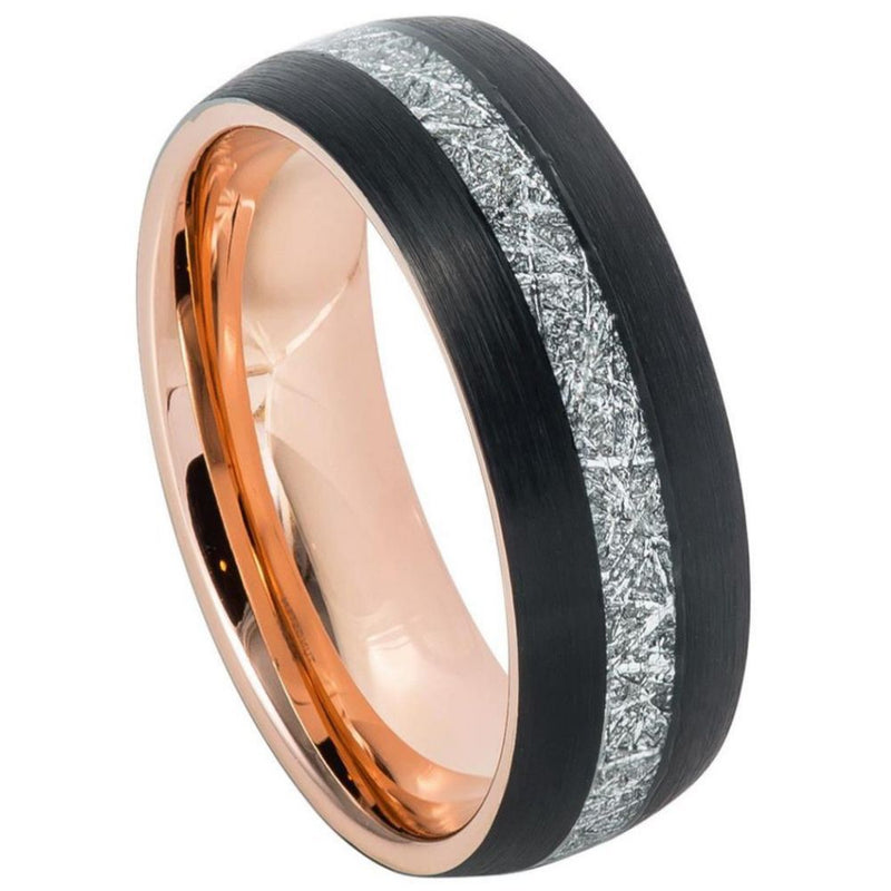 Black Meteorite Band - Pasha Fine Jewelry