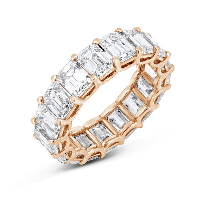 Luxe Emerald Cut Eternity Band - Pasha Fine Jewelry