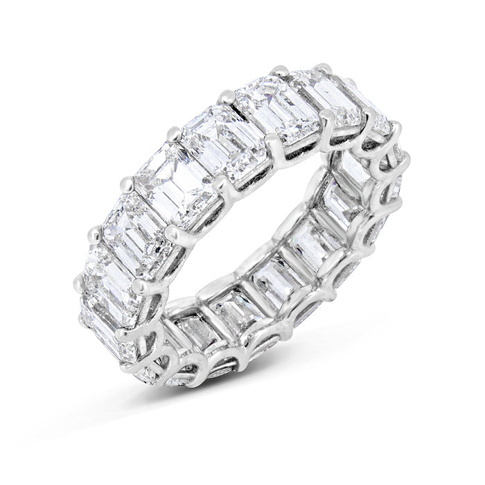 Luxe Emerald Cut Eternity Band - Pasha Fine Jewelry