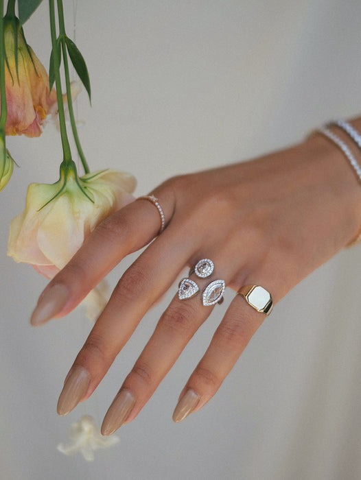 Square Signet Ring - Pasha Fine Jewelry