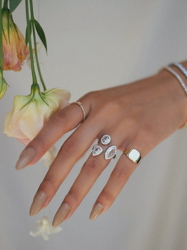 Square Signet Ring - Pasha Fine Jewelry