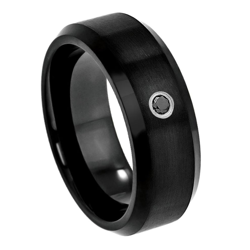 Black Diamond & Black Tungsten - Pasha Fine Jewelry