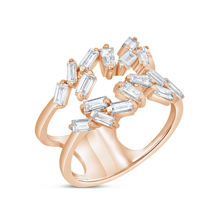 Marquise Double Row Diamond Ring - Pasha Fine Jewelry