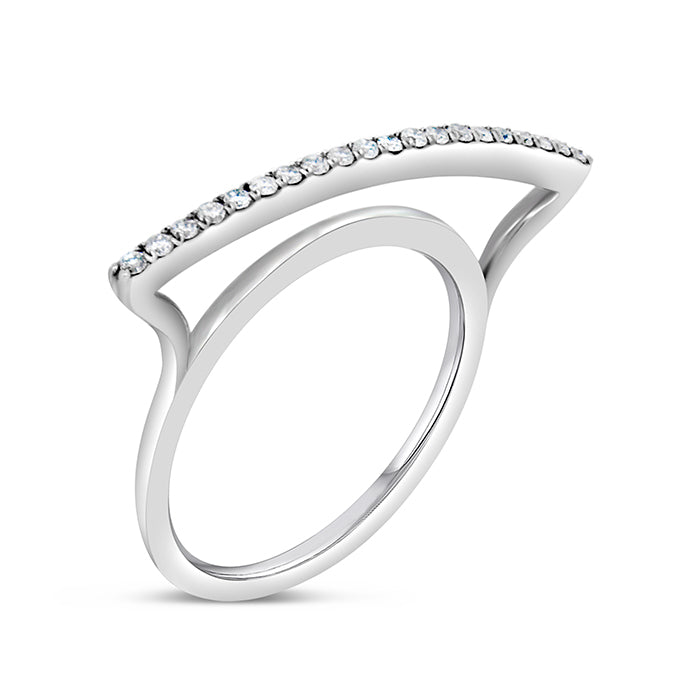 Abstract Bar Diamond Ring - Pasha Fine Jewelry