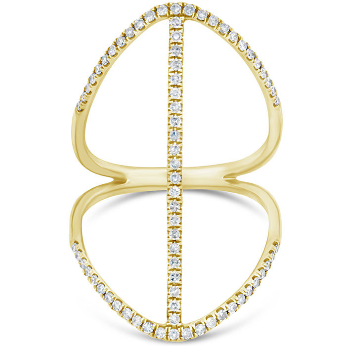 Diamond Bar Ring