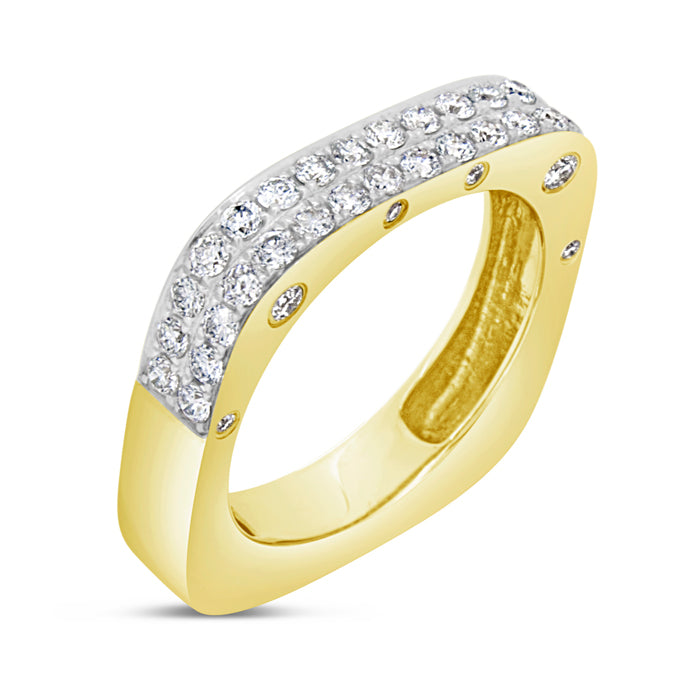 Square Diamond Ring - Pasha Fine Jewelry