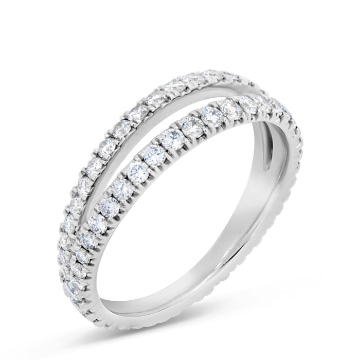 Double Band Diamond Ring - Pasha Fine Jewelry