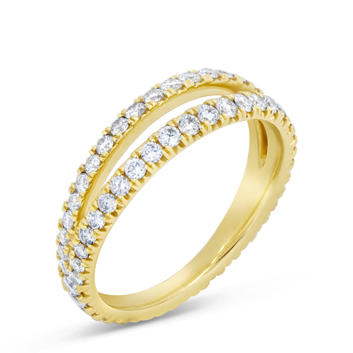 Double Band Diamond Ring - Pasha Fine Jewelry