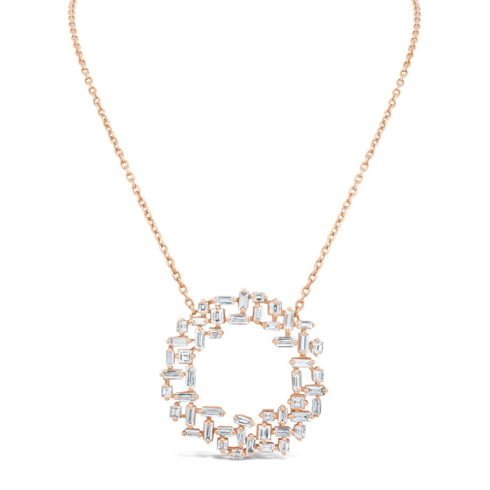 Circle Stardust Necklace - Pasha Fine Jewelry