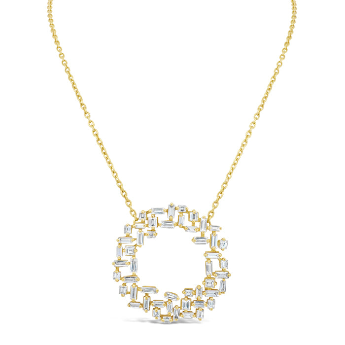 Circle Stardust Necklace - Pasha Fine Jewelry
