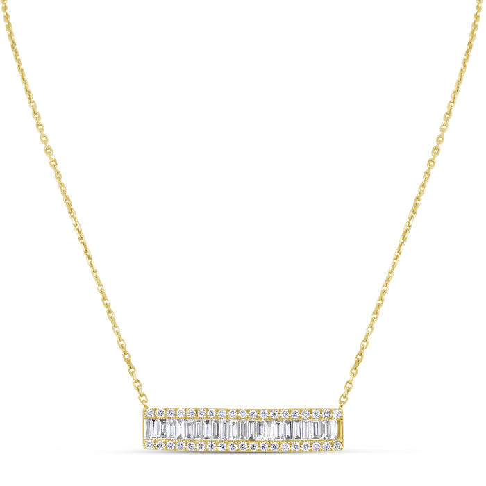 Rectangle Stardust Necklace - Pasha Fine Jewelry
