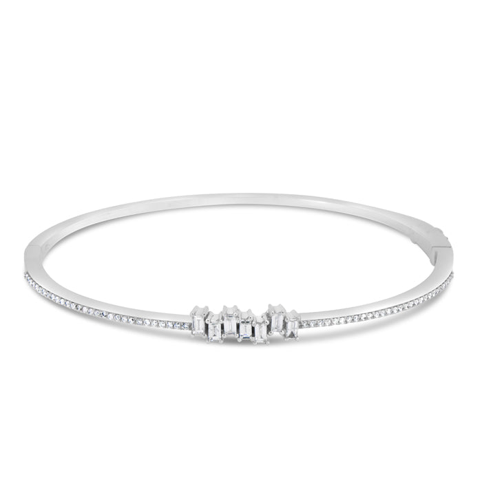 Jagged Diamond Bangle - Pasha Fine Jewelry