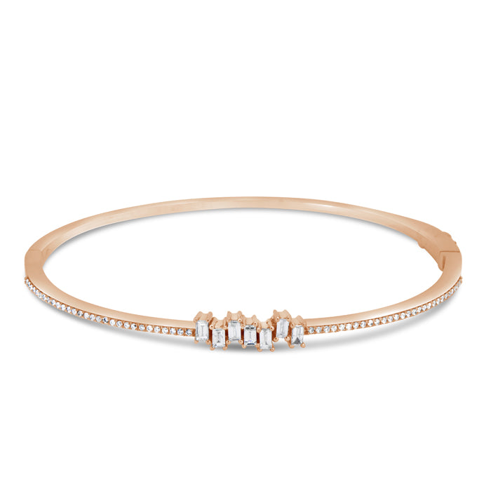 Jagged Diamond Bangle - Pasha Fine Jewelry