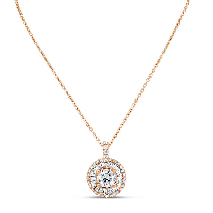 Halo Diamond Pendant - Pasha Fine Jewelry