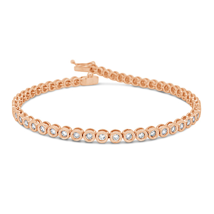 Bezel Diamond Tennis Bracelet - Pasha Fine Jewelry