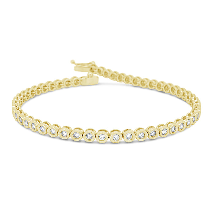 Bezel Diamond Tennis Bracelet - Pasha Fine Jewelry