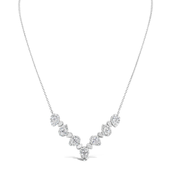 V-Shaped Diamond Necklace - Pasha Fine Jewelry