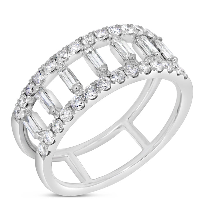 Open Rectangle Ring - Pasha Fine Jewelry