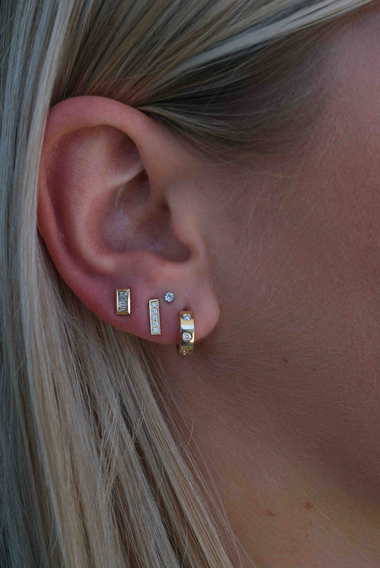 Bar Studs - Pasha Fine Jewelry