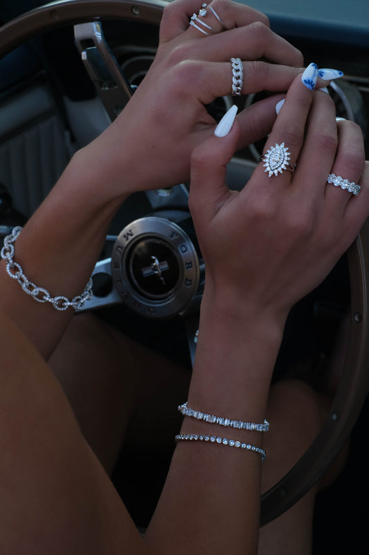 Sunburst Oval Diamond Ring - Pasha Fine Jewelry