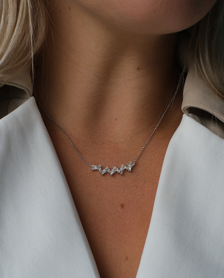 Ribbon Diamond Neklace - Pasha Fine Jewelry